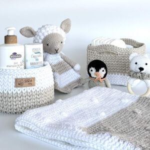 SORA maxi csomag, kézzel horgolt babakelengye